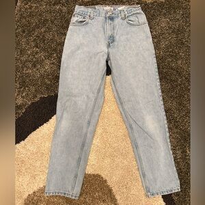 Levi's 550 Vintage Light Blue High Rise Women Jeans 10M